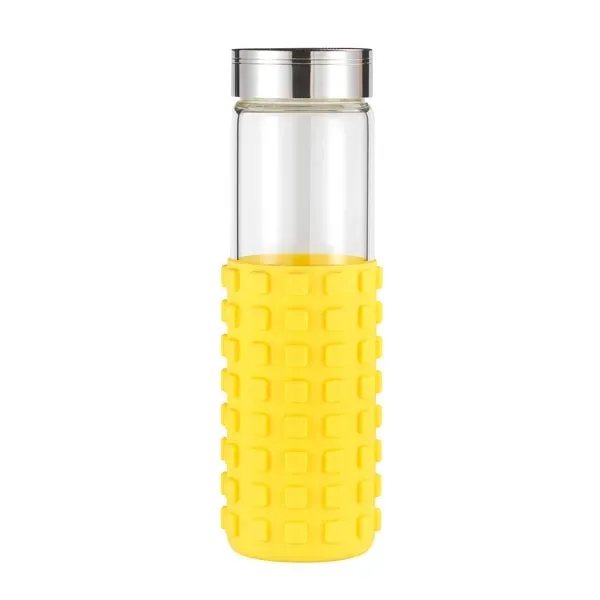 20 oz Silicone Grip Square Bottle - 20 oz Silicone Grip Square Bottle - Image 6 of 13