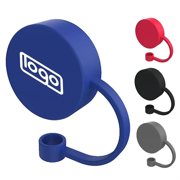 Cute Silicone Straw Topper Cap - Dustproof & Reusable Cover - Cute Silicone Straw Topper Cap - Dustproof & Reusable Cover - Image 0 of 7