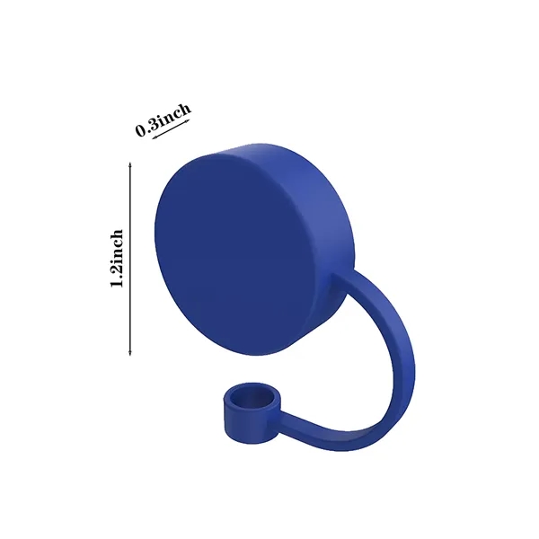 Cute Silicone Straw Topper Cap - Dustproof & Reusable Cover - Cute Silicone Straw Topper Cap - Dustproof & Reusable Cover - Image 5 of 7
