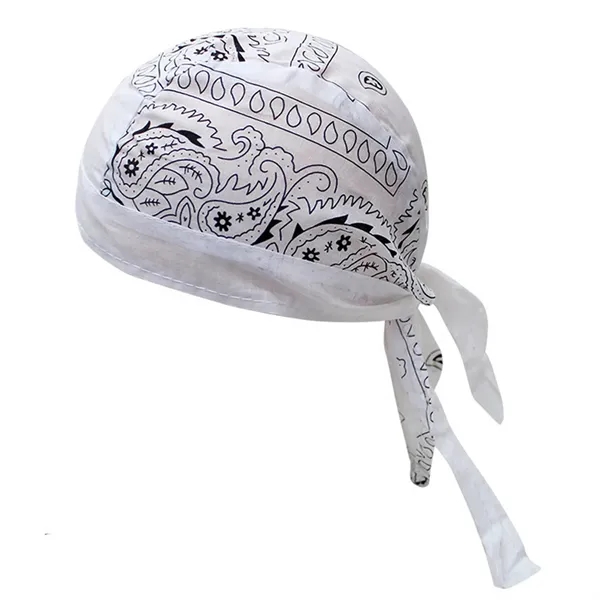 Outdoor Cycling Pirate Hat - Cotton Paisley Bandana - Outdoor Cycling Pirate Hat - Cotton Paisley Bandana - Image 1 of 8