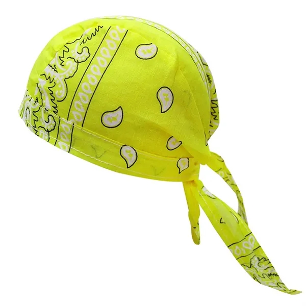 Outdoor Cycling Pirate Hat - Cotton Paisley Bandana - Outdoor Cycling Pirate Hat - Cotton Paisley Bandana - Image 4 of 8