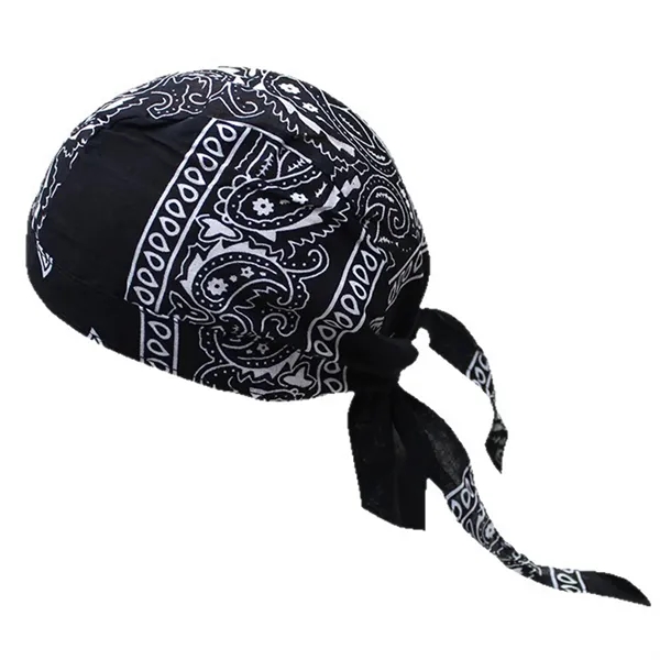 Outdoor Cycling Pirate Hat - Cotton Paisley Bandana - Outdoor Cycling Pirate Hat - Cotton Paisley Bandana - Image 5 of 8