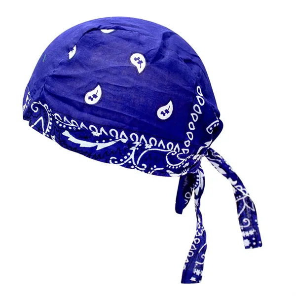 Outdoor Cycling Pirate Hat - Cotton Paisley Bandana - Outdoor Cycling Pirate Hat - Cotton Paisley Bandana - Image 6 of 8