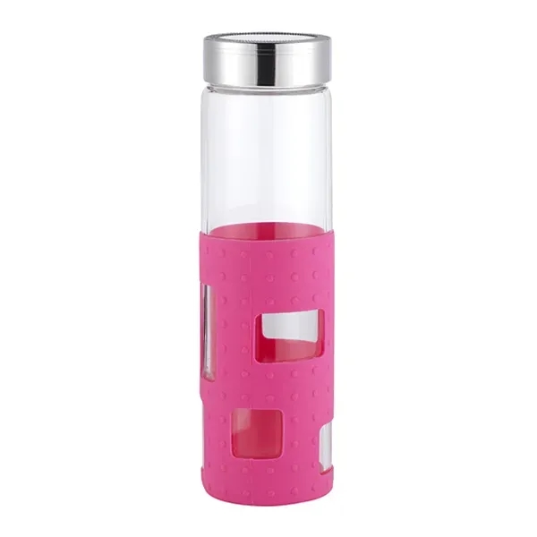 20 oz Silicone Rectangle Cutout Bottle - 20 oz Silicone Rectangle Cutout Bottle - Image 0 of 5