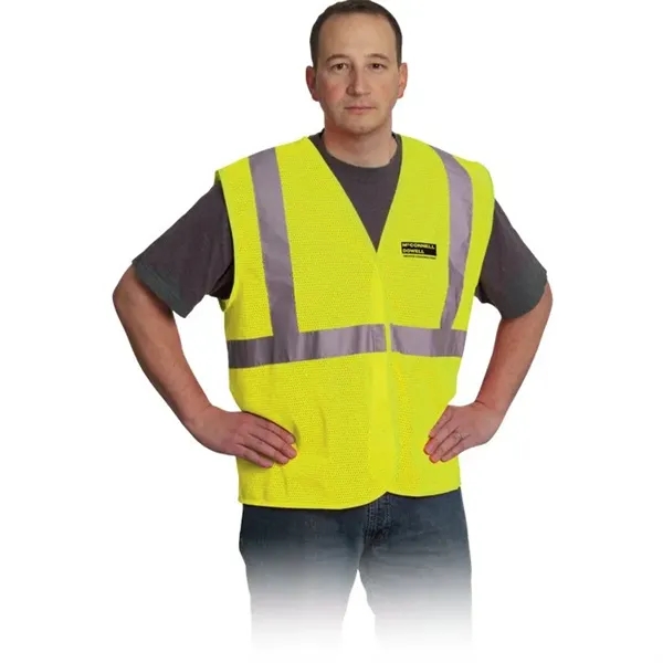 Class 2 Mesh Fabric Vest - Class 2 Mesh Fabric Vest - Image 1 of 2