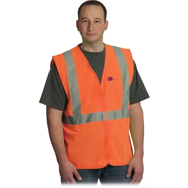 Class 2 Solid Fabric Vest - Class 2 Solid Fabric Vest - Image 2 of 2