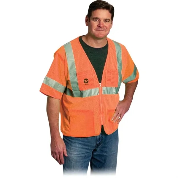 Value 4 Pocket Zipper Mesh Vest - Value 4 Pocket Zipper Mesh Vest - Image 2 of 2