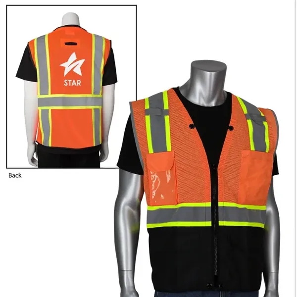 Two-Tone 11 Pocket Tech-Ready Mesh Surveyors Vest - Two-Tone 11 Pocket Tech-Ready Mesh Surveyors Vest - Image 1 of 1