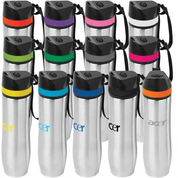 20 oz Persona® Wave Vacuum Water Bottle - 20 oz Persona® Wave Vacuum Water Bottle - Image 0 of 0