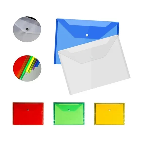 Transparent PP Buckle File Bag - Transparent PP Buckle File Bag - Image 0 of 1