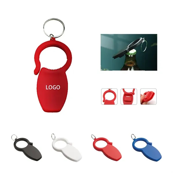 ABS 3 in 1 Bottle Opener Multi Functional Keychain Tool - ABS 3 in 1 Bottle Opener Multi Functional Keychain Tool - Image 0 of 3