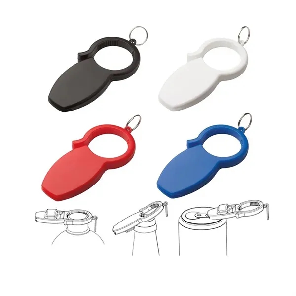 ABS 3 in 1 Bottle Opener Multi Functional Keychain Tool - ABS 3 in 1 Bottle Opener Multi Functional Keychain Tool - Image 1 of 3