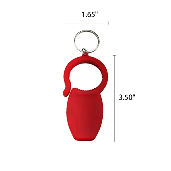 ABS 3 in 1 Bottle Opener Multi Functional Keychain Tool - ABS 3 in 1 Bottle Opener Multi Functional Keychain Tool - Image 2 of 3