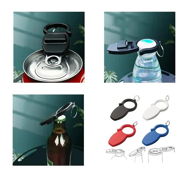 ABS 3 in 1 Bottle Opener Multi Functional Keychain Tool - ABS 3 in 1 Bottle Opener Multi Functional Keychain Tool - Image 3 of 3