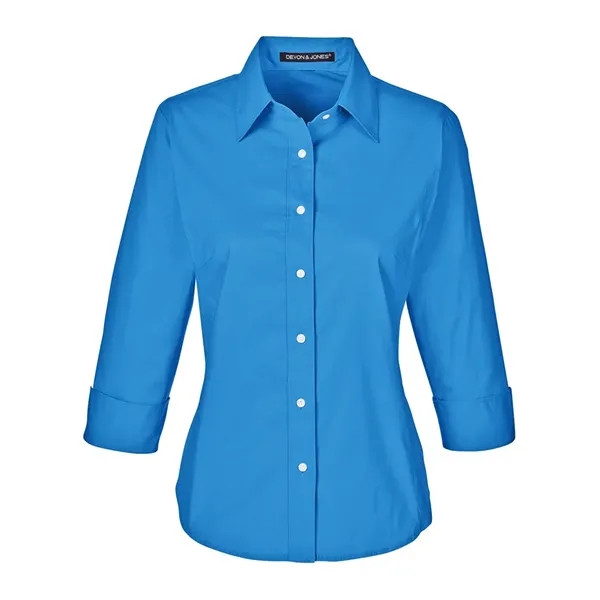 Devon & Jones Women's Perfect Fit™ Three-Quarter Sleeve S... - Devon & Jones Women's Perfect Fit™ Three-Quarter Sleeve S... - Image 5 of 12