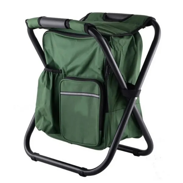 Folding Backpack Cooler Chair - Folding Backpack Cooler Chair - Image 1 of 3