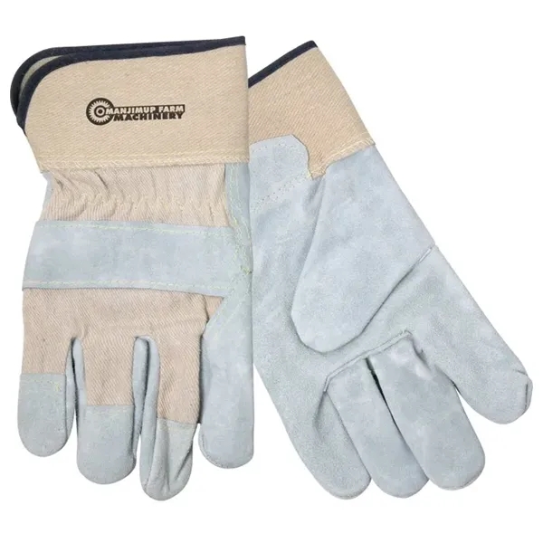 Custom Split Leather Glove w/Safety Cuffs