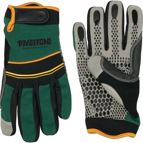 Custom Sythetic Leather Palm Mechanic Glove