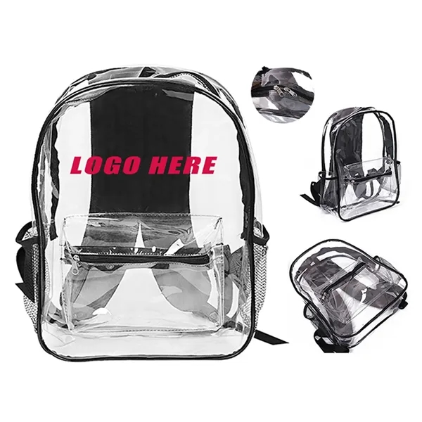 Large Clear PVC Backpack - Large Clear PVC Backpack - Image 0 of 1