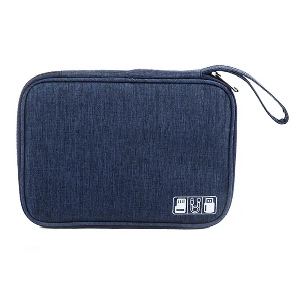 Heathered Electronic Cable Organizer Bag - Heathered Electronic Cable Organizer Bag - Image 5 of 6