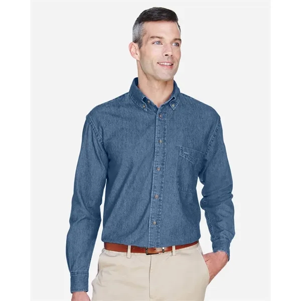 Harriton Men's Denim Shirt - Harriton Men's Denim Shirt - Image 0 of 6