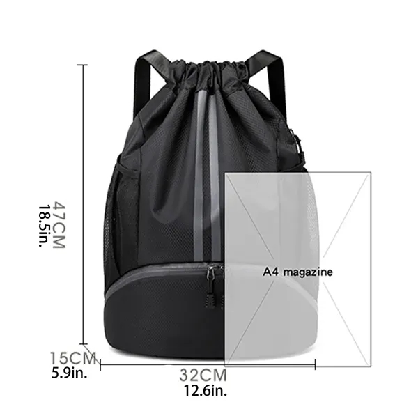 Large Capacity Sports Fitness Backpack Oxford Cloth - Large Capacity Sports Fitness Backpack Oxford Cloth - Image 1 of 5