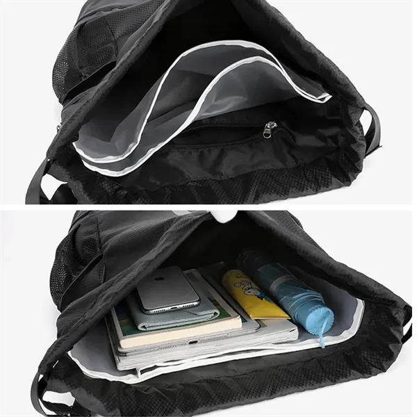Large Capacity Sports Fitness Backpack Oxford Cloth - Large Capacity Sports Fitness Backpack Oxford Cloth - Image 2 of 5