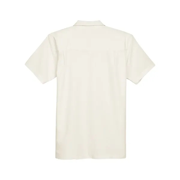Harriton Men's Barbados Textured Camp Shirt - Harriton Men's Barbados Textured Camp Shirt - Image 6 of 20