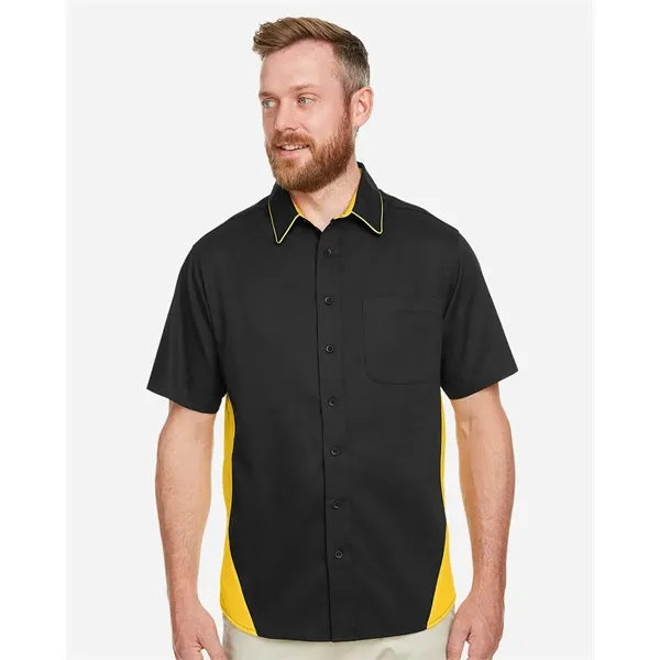 Harriton Men's Flash IL Colorblock Shirt - Harriton Men's Flash IL Colorblock Shirt - Image 0 of 12