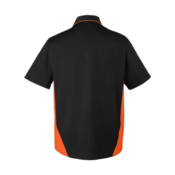 Harriton Men's Flash IL Colorblock Shirt - Harriton Men's Flash IL Colorblock Shirt - Image 6 of 12