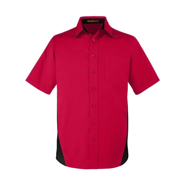 Harriton Men's Flash IL Colorblock Shirt - Harriton Men's Flash IL Colorblock Shirt - Image 9 of 12