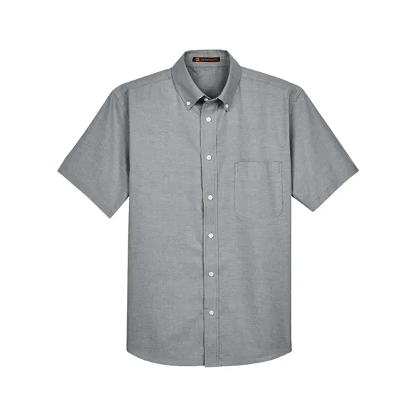 Harriton Men's Oxford Short Sleeve with Stain-Release - Harriton Men's Oxford Short Sleeve with Stain-Release - Image 5 of 8