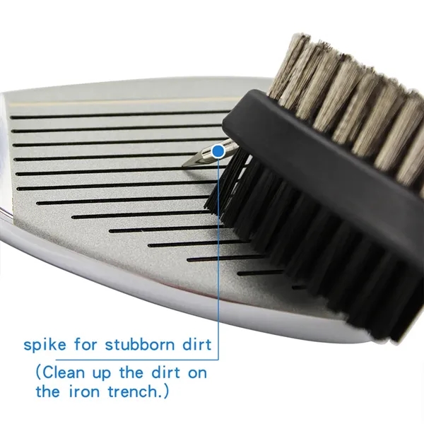Golf Club Cleaning Brush With Keychain - Golf Club Cleaning Brush With Keychain - Image 3 of 6