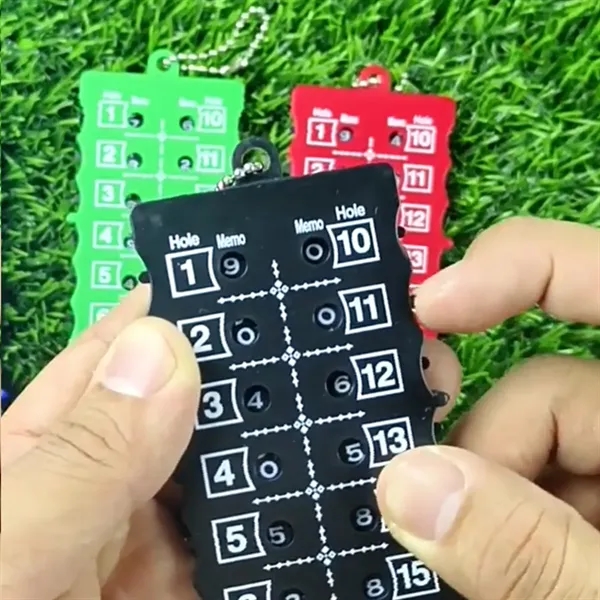Golf Strip 18 Hole Score Counter Keychain - Golf Strip 18 Hole Score Counter Keychain - Image 2 of 4