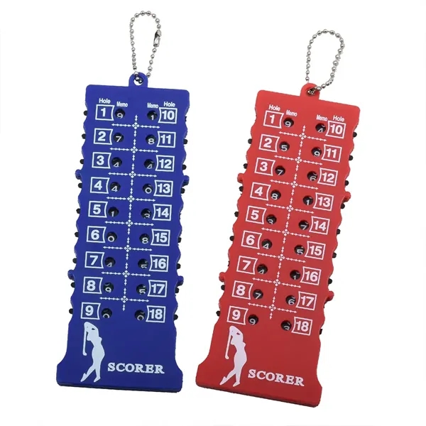 Golf Strip 18 Hole Score Counter Keychain - Golf Strip 18 Hole Score Counter Keychain - Image 3 of 4
