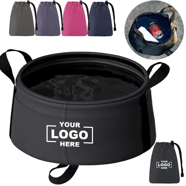 Outdoor Products Portable Folding Basin Bucket - Outdoor Products Portable Folding Basin Bucket - Image 0 of 8