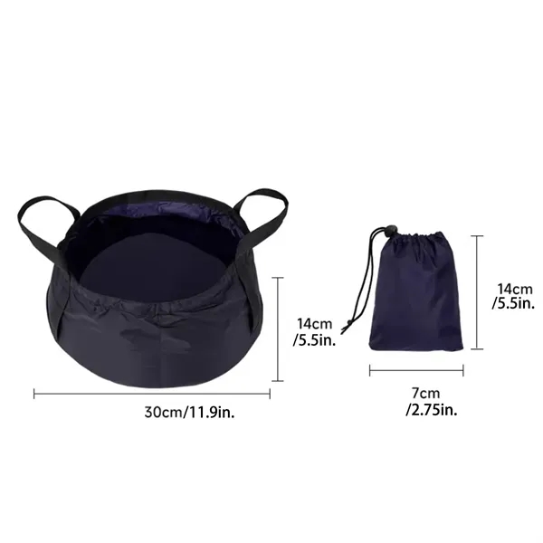 Outdoor Products Portable Folding Basin Bucket - Outdoor Products Portable Folding Basin Bucket - Image 1 of 8