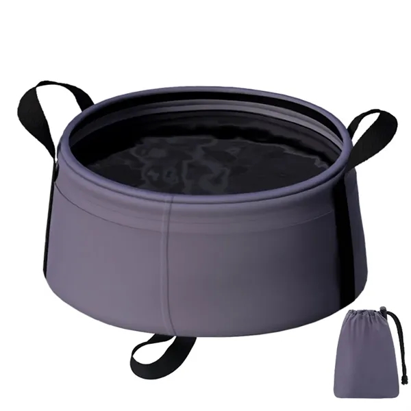 Outdoor Products Portable Folding Basin Bucket - Outdoor Products Portable Folding Basin Bucket - Image 7 of 8