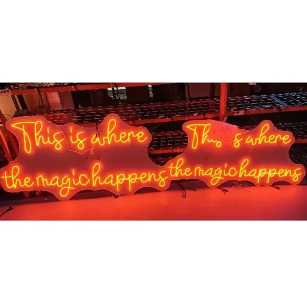 Customized Acrylic Lighted LED Flex Neon Sign - Customized Acrylic Lighted LED Flex Neon Sign - Image 4 of 5