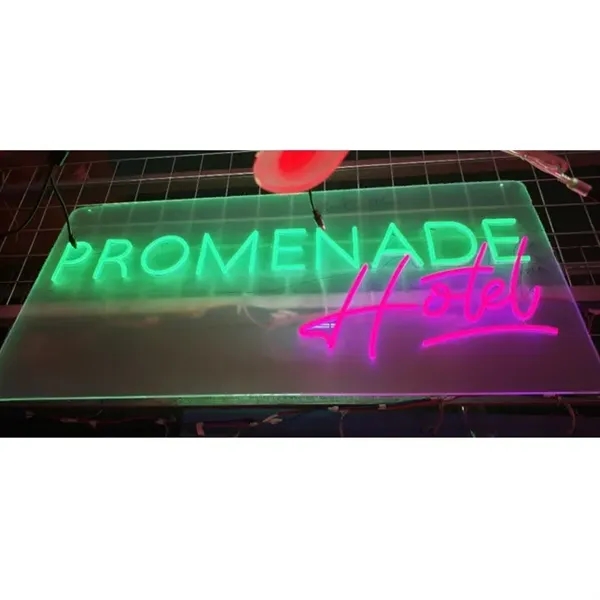 Customized Acrylic Lighted LED Flex Neon Sign - Customized Acrylic Lighted LED Flex Neon Sign - Image 5 of 5