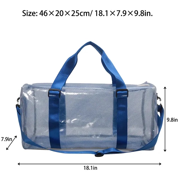 Waterproof PVC Transparent Travel Bag Large Capacity - Waterproof PVC Transparent Travel Bag Large Capacity - Image 1 of 9