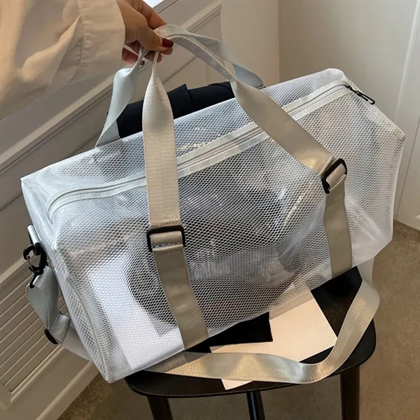 Waterproof PVC Transparent Travel Bag Large Capacity - Waterproof PVC Transparent Travel Bag Large Capacity - Image 3 of 9