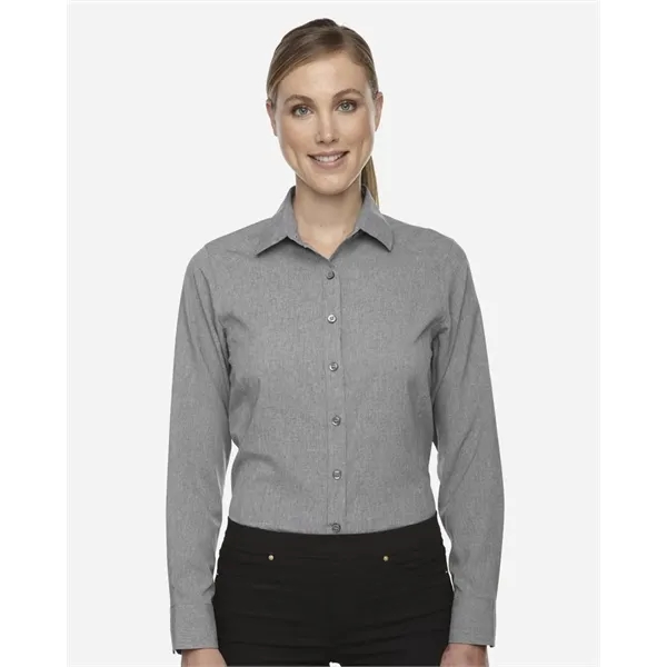 North End Women's Melange Performance Shirt - North End Women's Melange Performance Shirt - Image 0 of 10