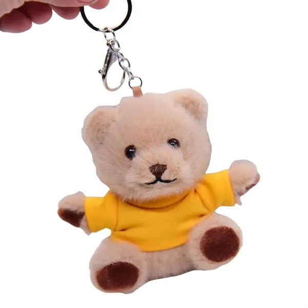 Mini Plush Bear Keychain Cute Soft Gift for All Ages - Mini Plush Bear Keychain Cute Soft Gift for All Ages - Image 8 of 8
