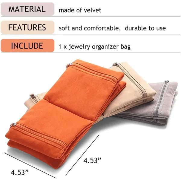 Women's Jewelry Storage Bag Foldable Ornaments Display - Women's Jewelry Storage Bag Foldable Ornaments Display - Image 1 of 9