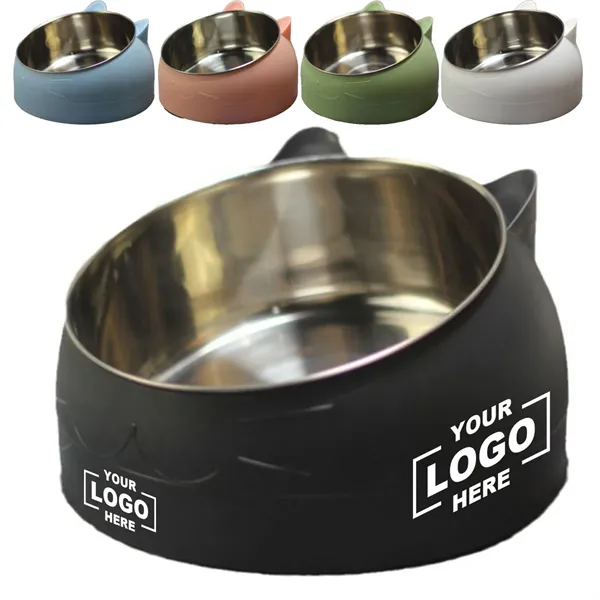 Stainless Steel Cat Ear Pet Bowl - Stainless Steel Cat Ear Pet Bowl - Image 0 of 6