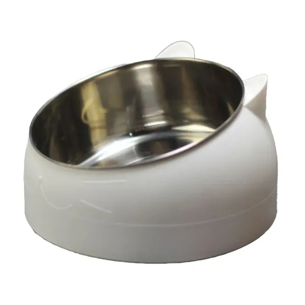 Stainless Steel Cat Ear Pet Bowl - Stainless Steel Cat Ear Pet Bowl - Image 4 of 6