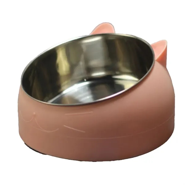 Stainless Steel Cat Ear Pet Bowl - Stainless Steel Cat Ear Pet Bowl - Image 5 of 6