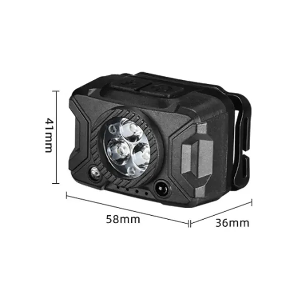 Rechargeable LED Headlamp with Adjustable Strap - Rechargeable LED Headlamp with Adjustable Strap - Image 1 of 6