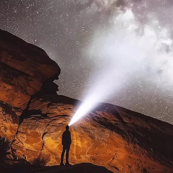 Rechargeable LED Headlamp with Adjustable Strap - Rechargeable LED Headlamp with Adjustable Strap - Image 6 of 6